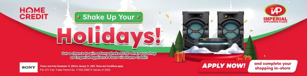 Banner showing Imperial Plaza Shake up your holidays