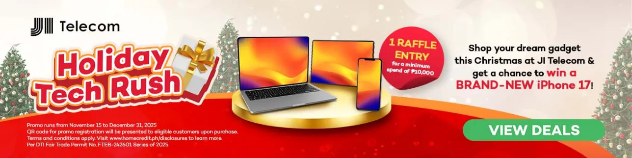 JI telecom Holiday Tech Rush Promo at Shoppingmall.