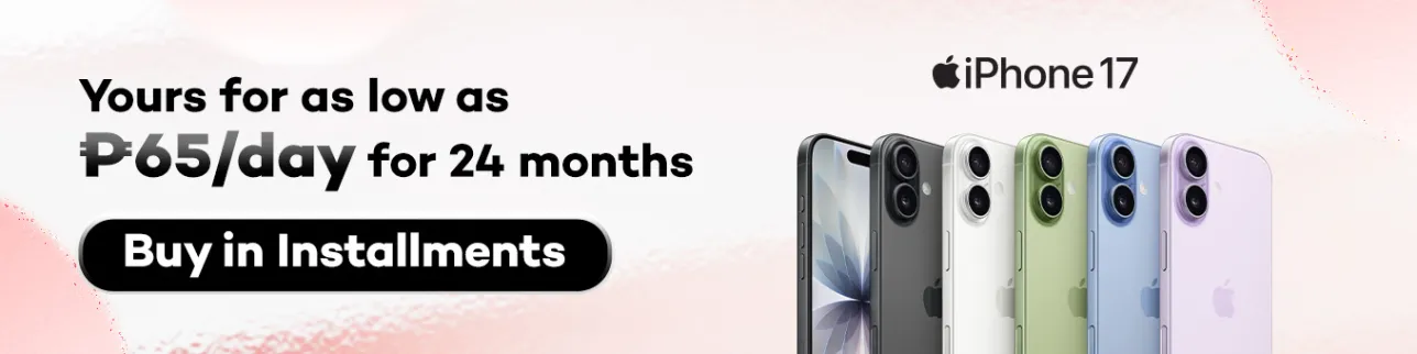 Banner showing Apple iPhone 17 pre-order at shoppingmall