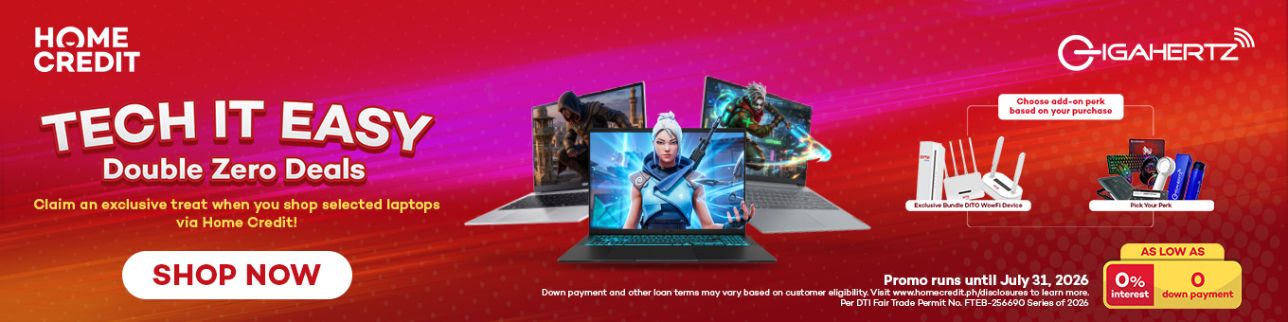 Banner showing Gigahertz Ultimate Laptop Deals. 