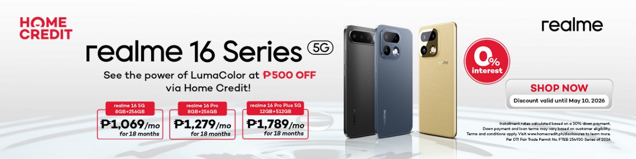 Banner showing Realme 16 Series Pre Order discount