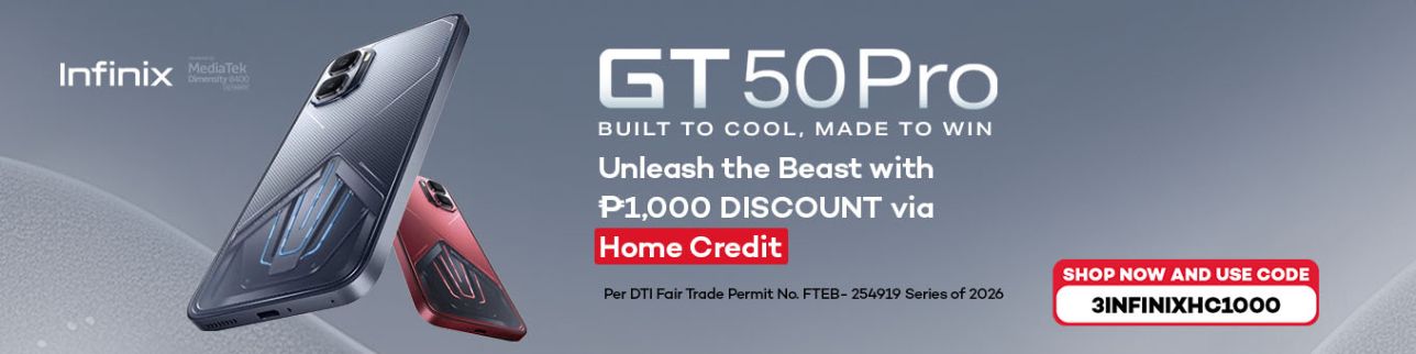 Banner showing Infinix GT 50 Pro Startsell with 1k voucher