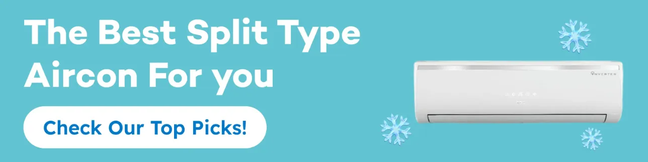 Banner showing 0% aircon deals at shoppingmall