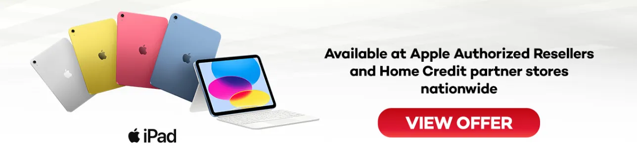 banner showing ipad deals at shoppingmall