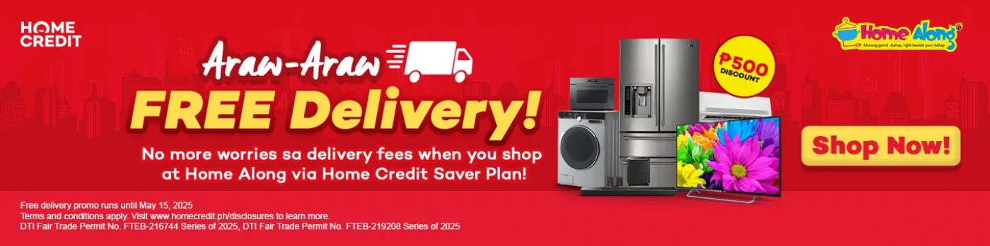 Home Along araw araw free delivery promo
