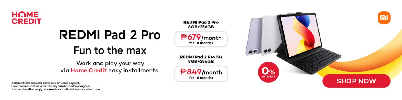 Banner showing Redmi Pad 2 Pro