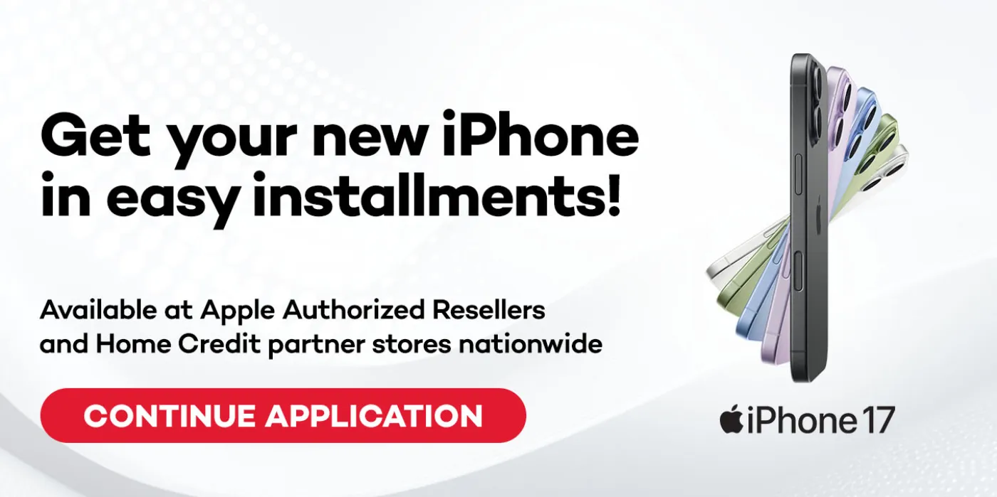 Banner showing iPhone 17 Continue Application