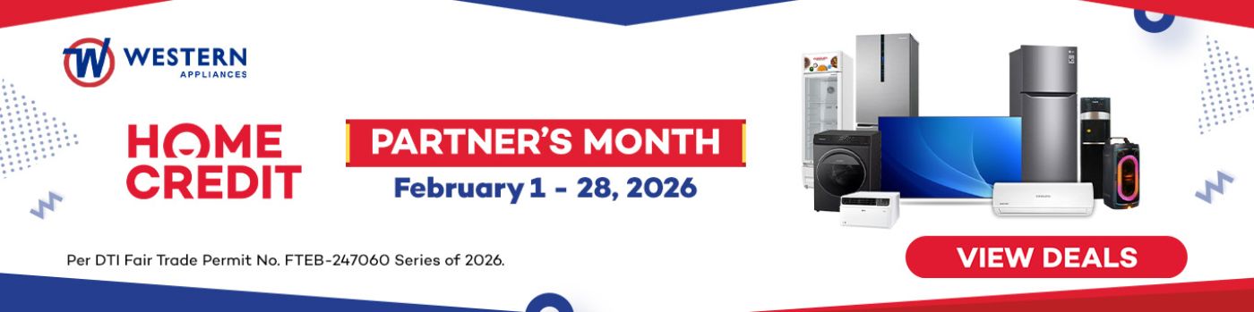 Banner showing Western Appliances' Partner's Month Campaign