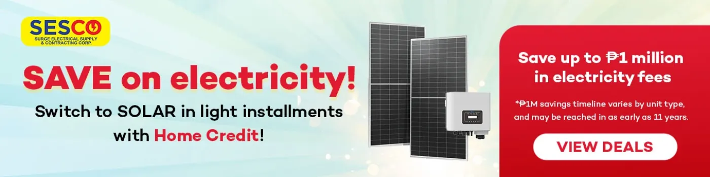 Banner showing Solar Panel Launch at SESCO