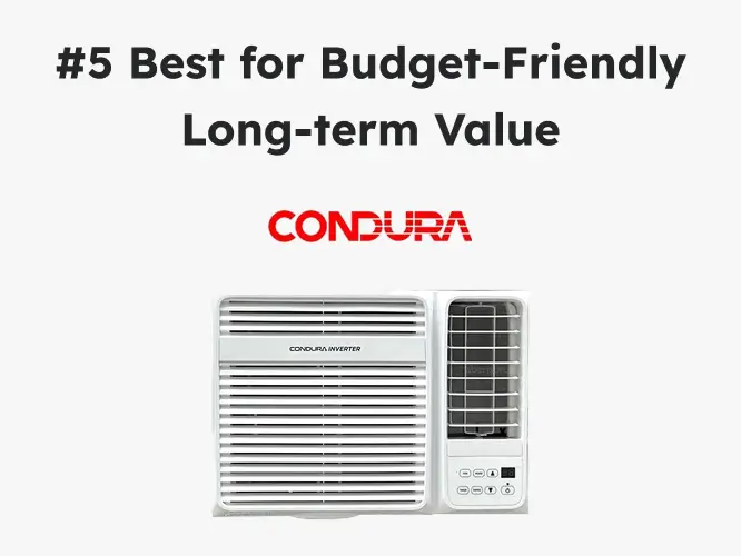 5. Condura 1.0HP Inverter Window Type Air Conditioner WCONH009EEVC2 icon