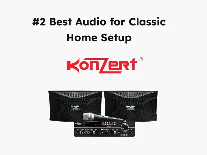 2. Konzert Micro Component System 2-Way Speaker with Bluetooth KCS-222 icon