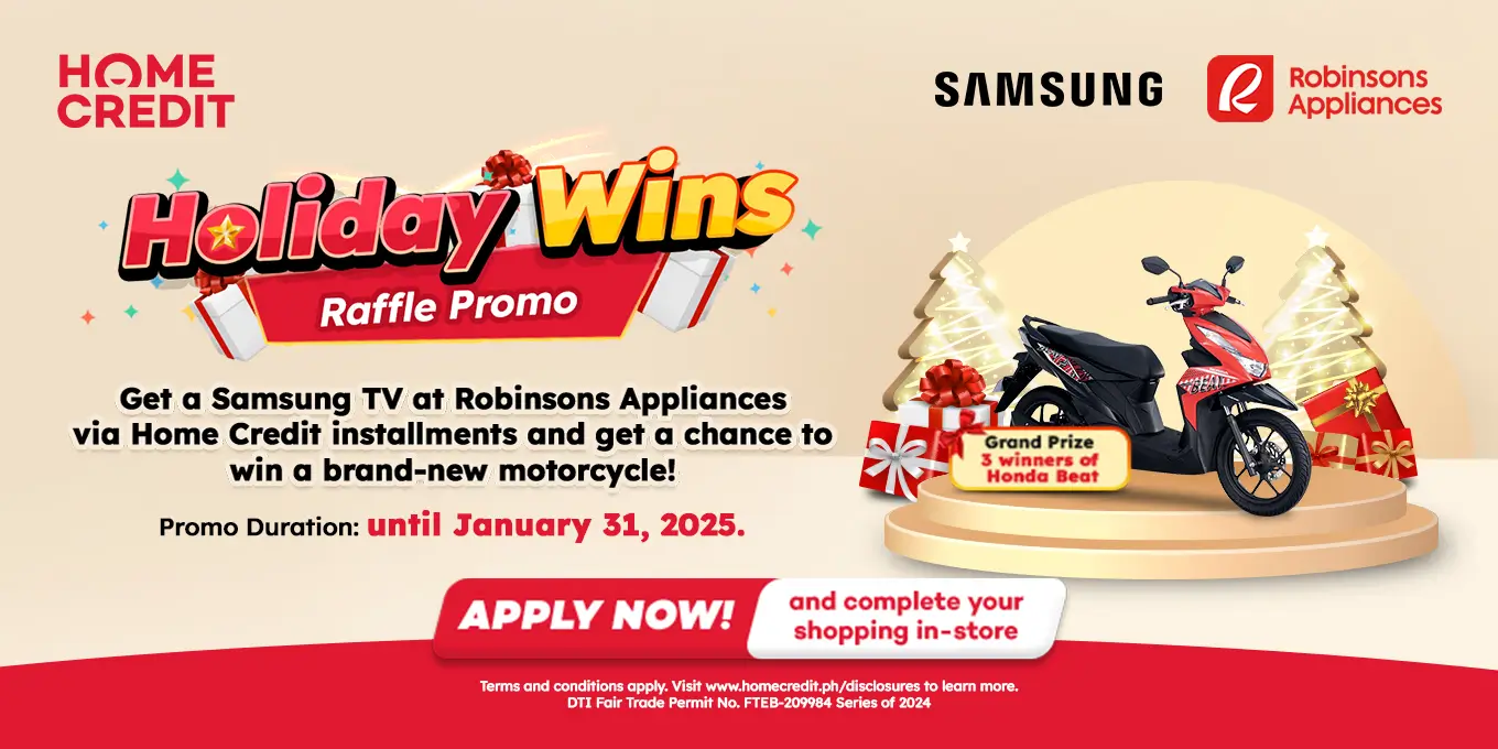 Robinson's Promo Raffle Robinsons Appliances Holiday Wins Raffle Promo
