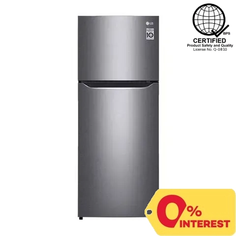 #10 LG 7.2cu ft Two Door Smart Inverter No Frost Refrigerator GR-B202SQBB