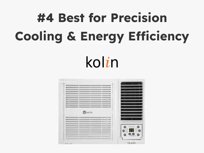 4. Kolin 1.0HP Quad Series Inverter Window Type Air Conditioner KAG-100WCINV icon