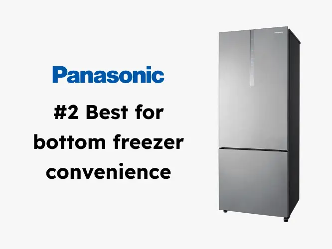 2. Panasonic 14.8cu ft Two Door Bottom Freezer No-Frost Inverter Refrigerator icon