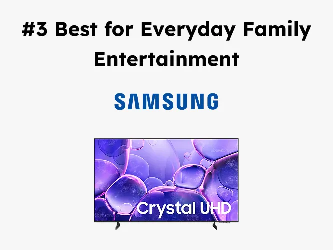 3. Samsung 55in U8000F Crystal 4K UHD LED Smart TV icon