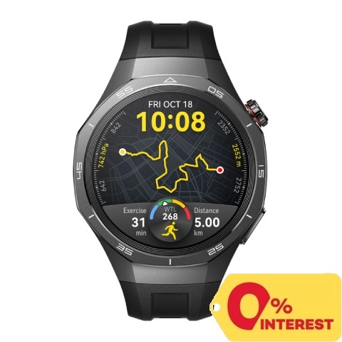 Huawei Watch GT 5 Pro 46mm Bluetooth Titanium Alloy Case Black