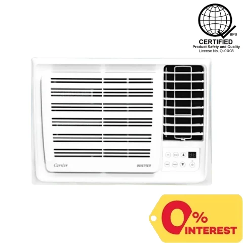 Carrier 0.75HP Window Type Air Conditioner WCARH008EEVC2