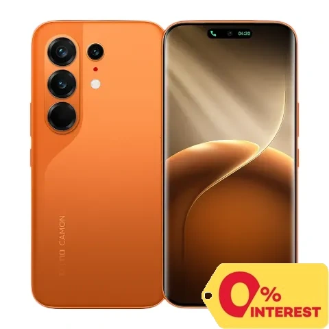 Tecno Mobile Camon 50 Ultra 5G 256GB/12GB Luminous Orange Cellphone Mobile Phone