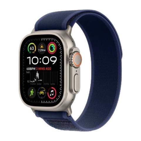 Apple Watch Ultra 2 49mm GPS + Cellular Natural Titanium Case Blue Trail Trail Loop M/L