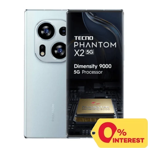 Tecno Mobile Phantom X2 5G 256GB/8GB Moonlight Silver Cellphone Mobile Phone